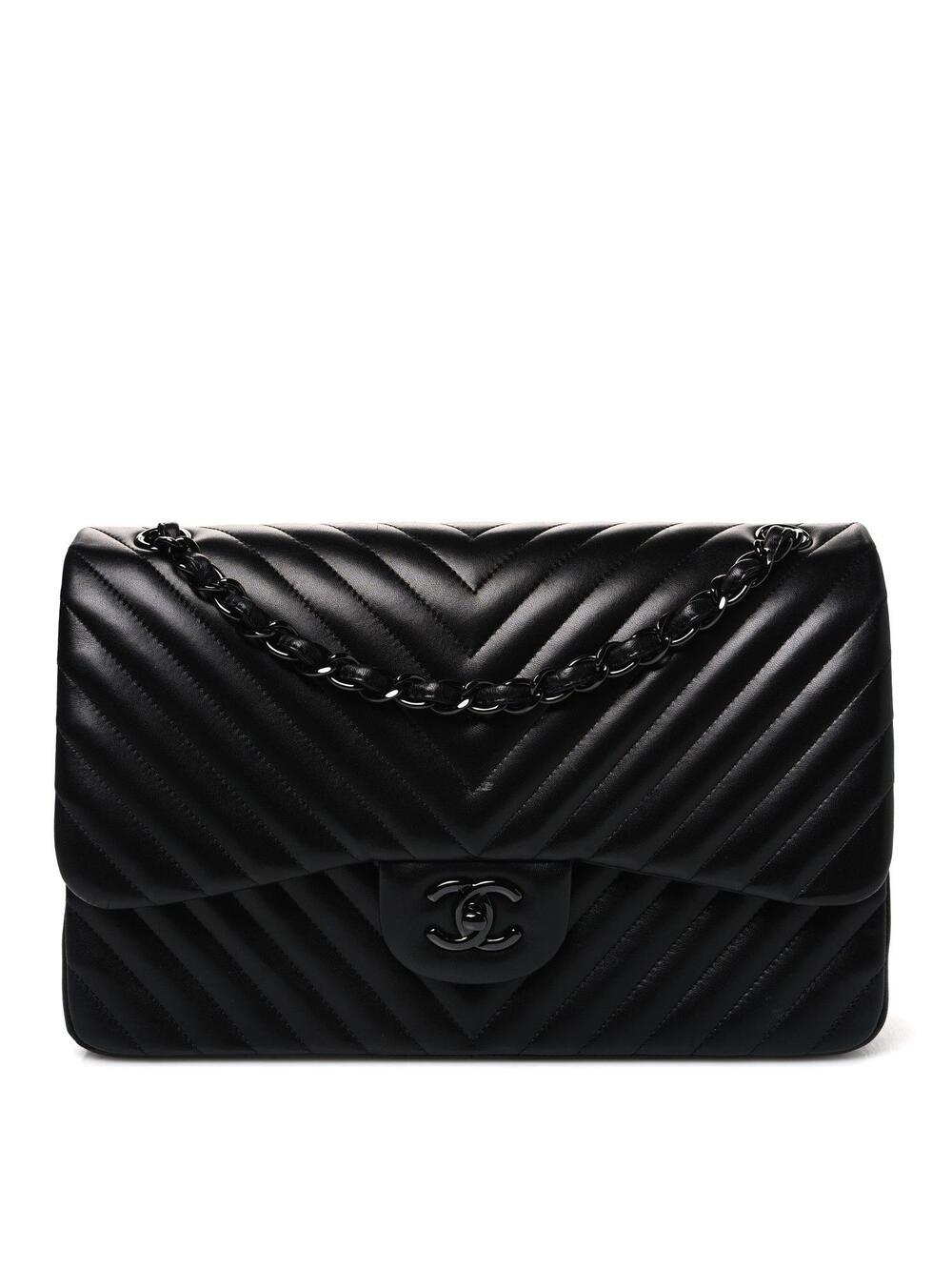 Chanel Lambskin Chevron Quilted Jumbo #360817C85B